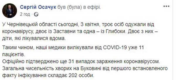 Тотальный карантин на Буковине: жителям области запретят покидать дома на выходных