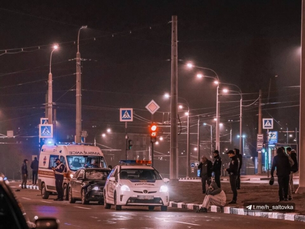 В Харькове насмерть сбили полицейского-нарушителя