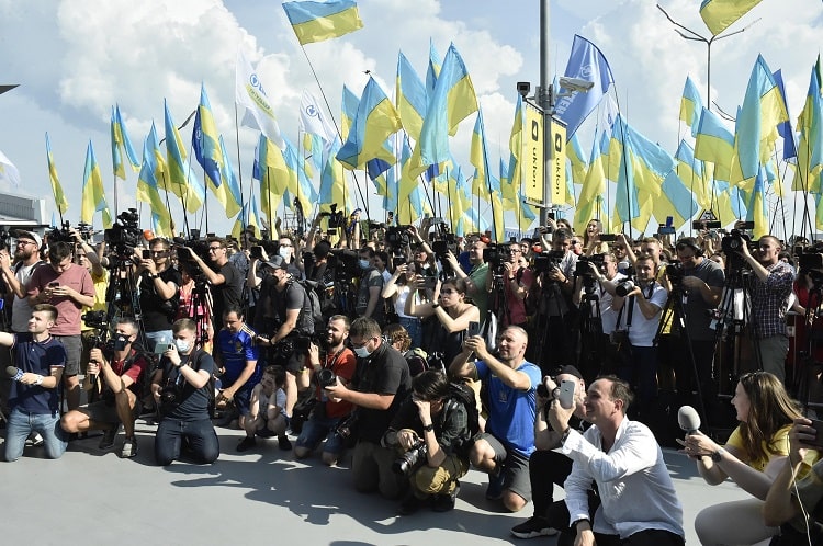 З концертом та гімном: збірну України урочисто зустріли після Євро-2020