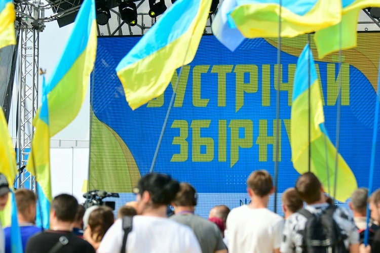 З концертом та гімном: збірну України урочисто зустріли після Євро-2020