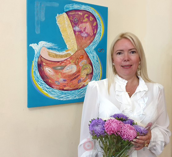 Одесская художница показала «Интуитивную живопись»