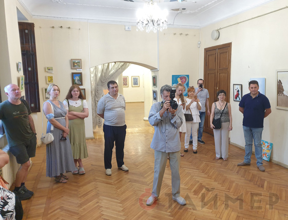Одесская художница показала «Интуитивную живопись»