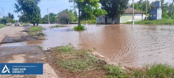 До полуметра воды: село под Белгородом-Днестровским затопило после сильного дождя