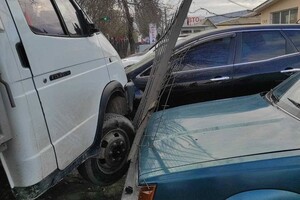 В Одессе произошло три ДТП с участием фур (видео)