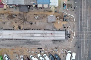 Ремонт Преображенской у Привоза показали с высоты птичьего полета