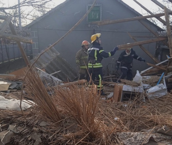 Взрыв газового баллона разрушил кухню в селе под Одессой