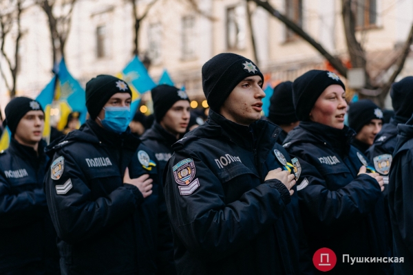 Патриотический марш ко Дню единения в Одессе: как это было. Фоторепортаж