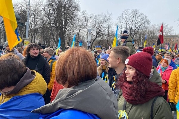 В Одессе прошел патриотический Марш Единства (фото, видео)
