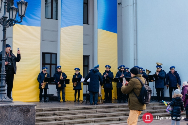 Патриотический марш ко Дню единения в Одессе: как это было. Фоторепортаж