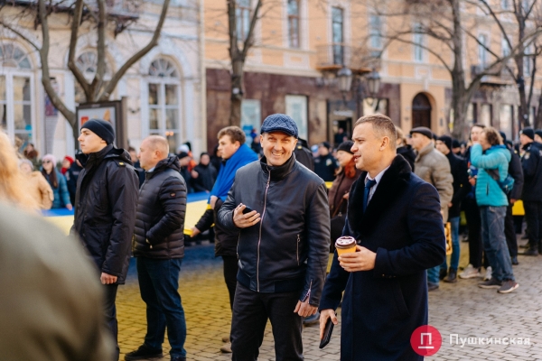 Патриотический марш ко Дню единения в Одессе: как это было. Фоторепортаж