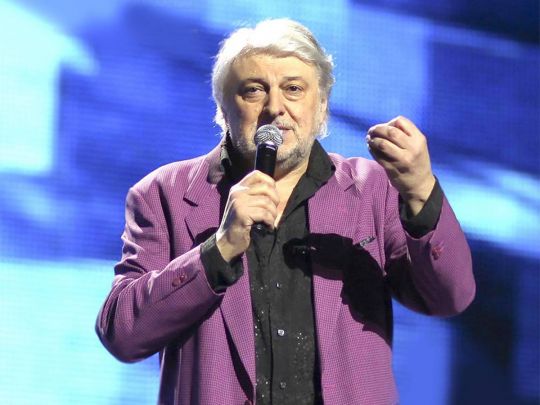 Важкохворий автор хіта «Не сип мені сіль на рану» В'ячеслав Добринін не зміг піднятися на сцену на ювілеї Льва Лещенка