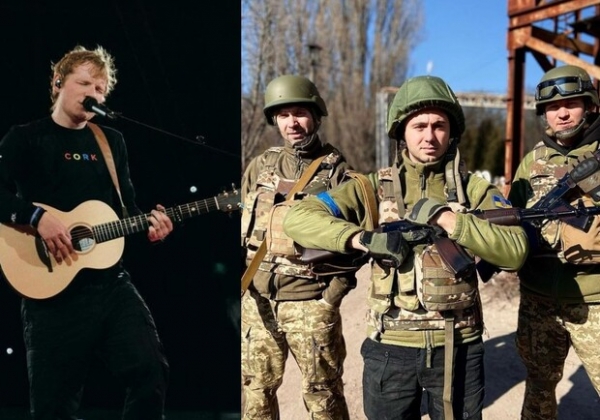 Эд Ширан и группа "Антитела" презентовали общий клип о войне