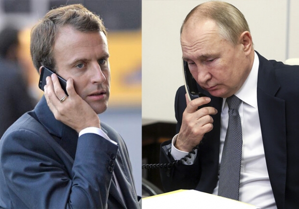 Европейские СМИ опубликовали расшифровку телефонного разговора Макрона и Путина накануне войны