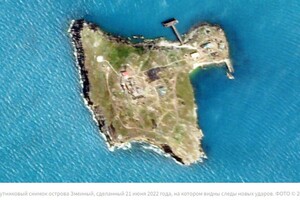 Последствия нового удара ВСУ по позициям РФ на Змеином сняли со спутника