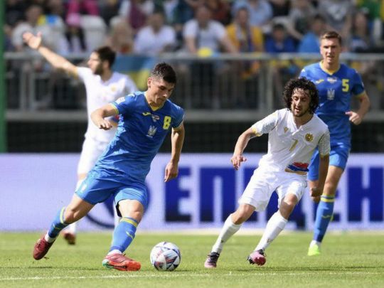 Україна в прощальному поєдинку П'ятова розгромила у Лодзі Вірменію: відеоогляд матчу Ліги націй
