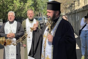 В Одессе возложили цветы к стене памяти погибших за Украину