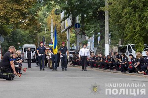 В Одессе простились с полицейским, который погиб на фронте 