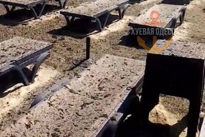 После подрыва мины у берегов Одессы пострадал пляжный комплекс