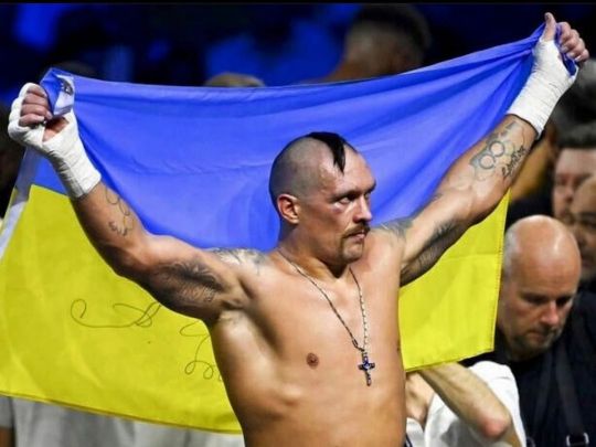 «Пояс WBC захопили цигани. Король якийсь»: відео першої пресконференції Усика в Україні після перемоги над Джошуа