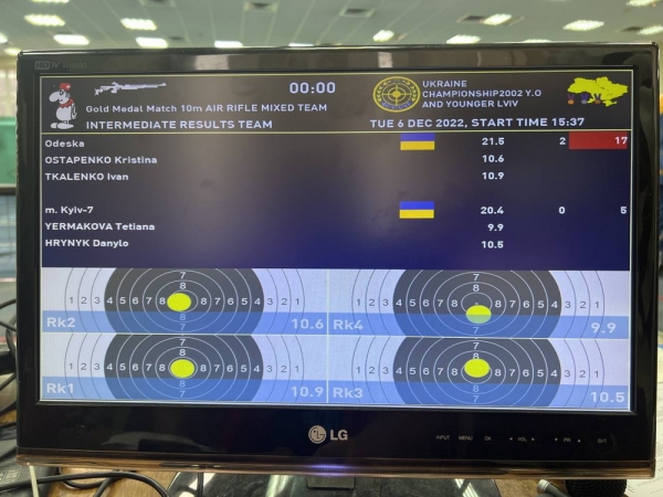 Кульова стрільба. Юні одеські спортсмени завоювали 4 золоті медалі на чемпіонаті України