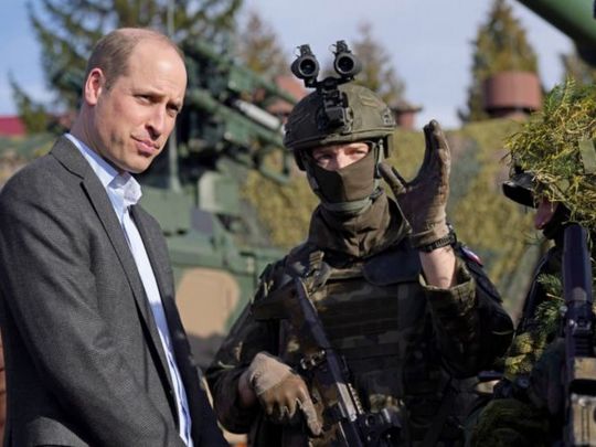 Принц Вільям несподівано відвідав британських військових у&nbsp;Польщі поруч із&nbsp;кордоном України