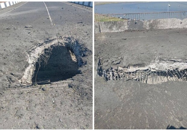 Удар по Чонгарскому мосту 6 августа: появились фото последствий