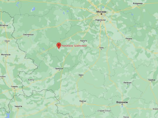 Росіяни залишилися без літака внаслідок атаки дрона на військовий аеродром у калузькій області