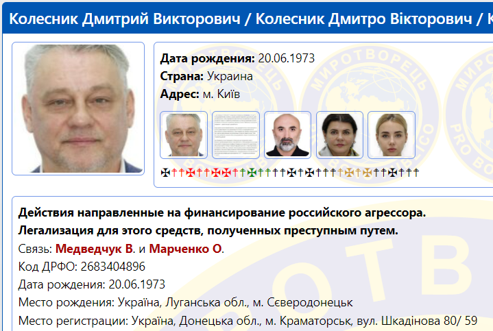 Власник агрохолдингу АСТ потрапив до&nbsp;бази &laquo;Миротворець&raquo; через зв'язок із&nbsp;Медведчуком,&nbsp;&mdash; ЗМІ