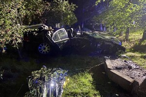 В Одесской области легковушка врезалась в электроопору: есть пострадавший, и погибли молодые супруги
