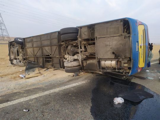 В Єгипті перекинувся автобус з пасажирами, серед постраждалих є українці
