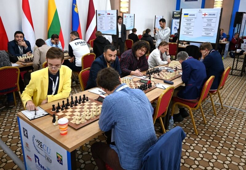 Чоловіча збірна України вдруге в&nbsp;історії стала чемпіоном Європи з&nbsp;шахів (фото)