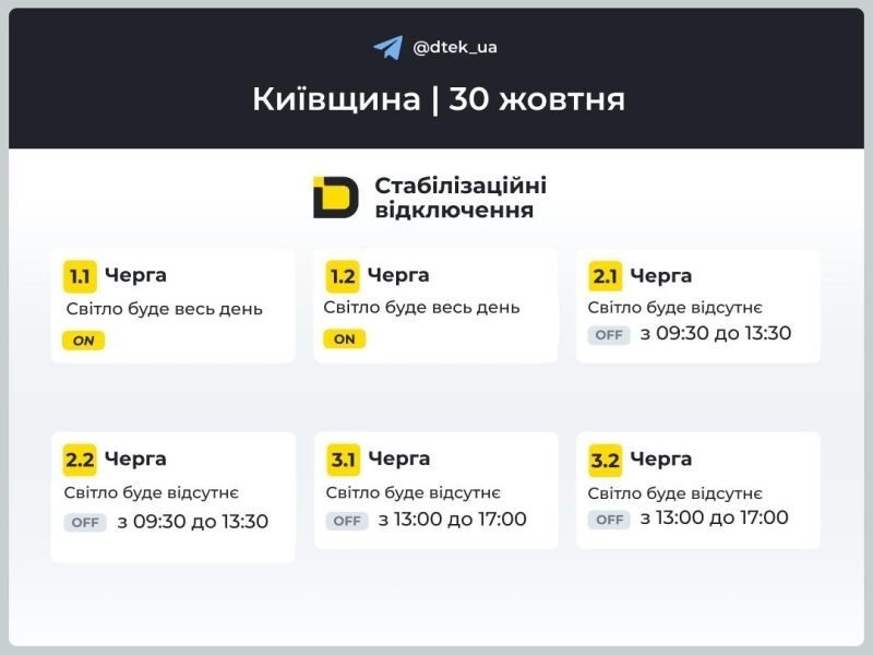 Україна перейшла на&nbsp;аварійні відключення: де&nbsp;й&nbsp;на скільки вимкнуть