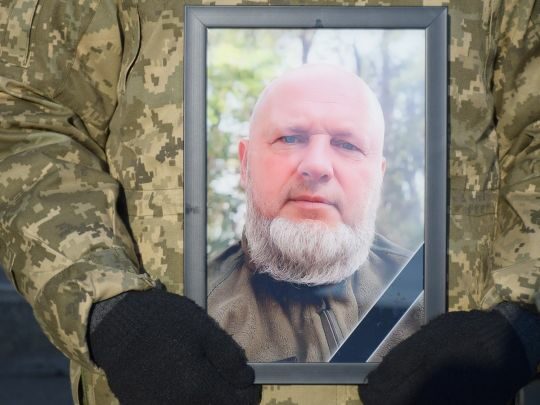 Пішов добровольцем в&nbsp;частину, де&nbsp;служив син: захисник повернувся до&nbsp;рідної Шепетівки &laquo;на&nbsp;щиті&raquo;