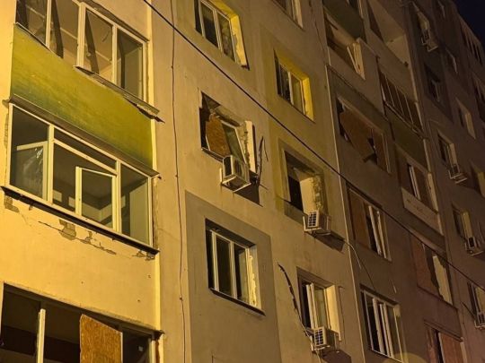 Після масованої атаки безпілотниками росіяни завдали по&nbsp;Харкову ракетного удару (фото)