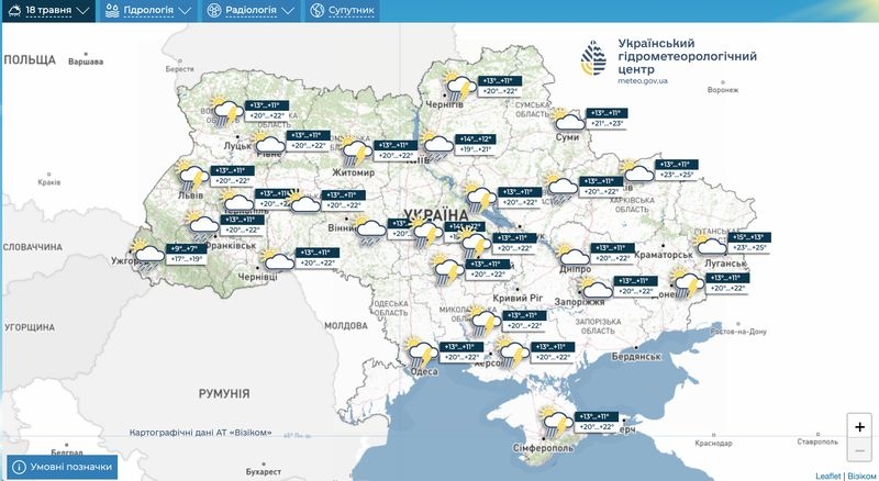 В Україну місцями нагрянуть сильні зливи, але стане тепліше: що кажуть синоптики про погоду на тижні 18 — 24 травня